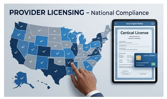 Provider liscencing